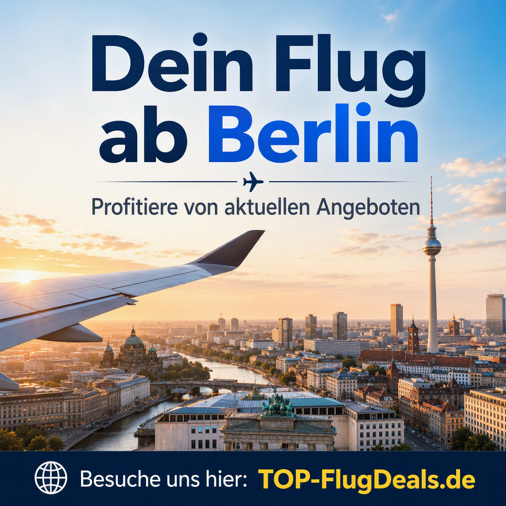 Dein Flug ab Berlin - jetzt buchen