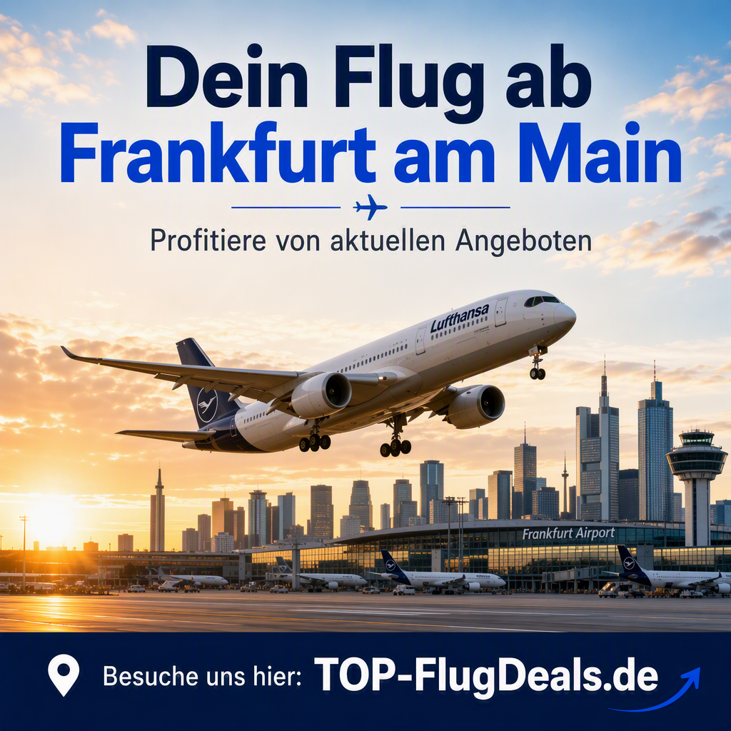 Dein Flug ab Frankfurt am Main - jetzt buchen