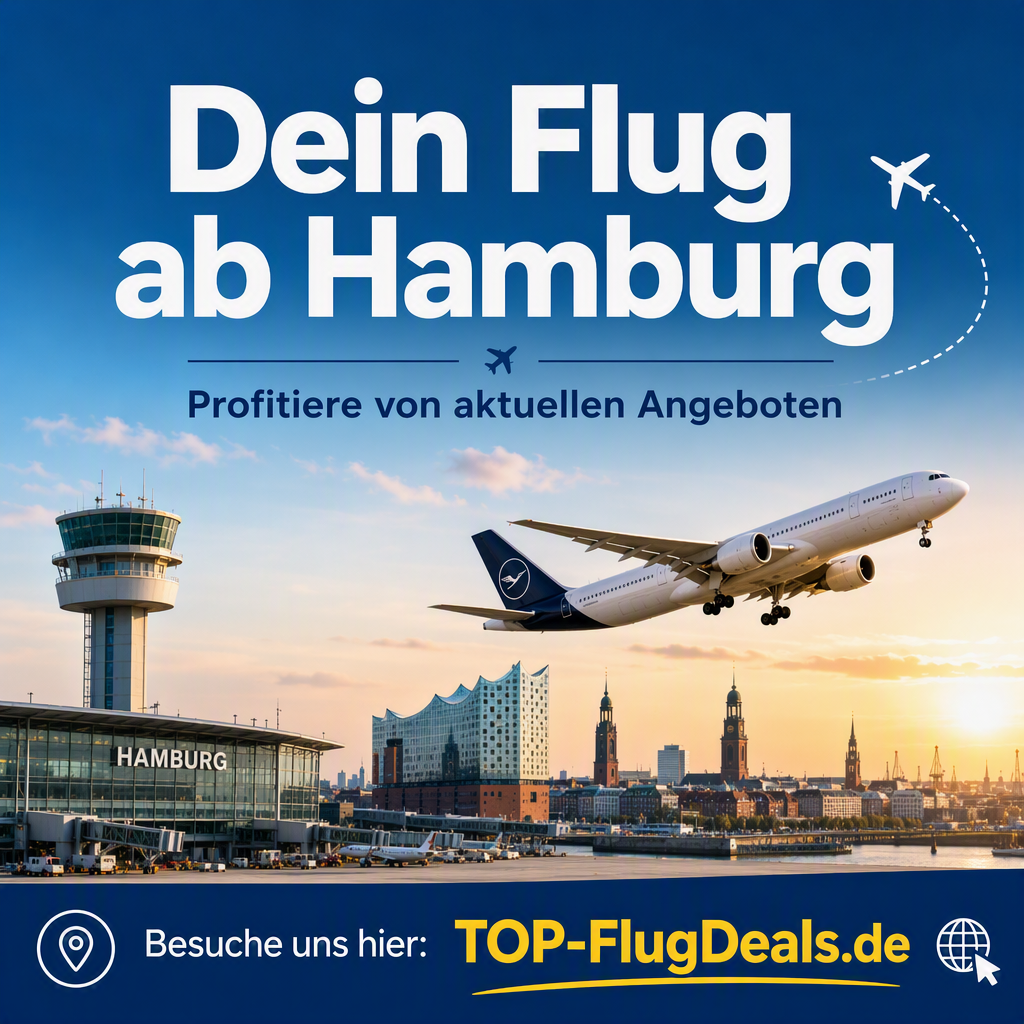 Dein Flug ab Hamburg - jetzt buchen